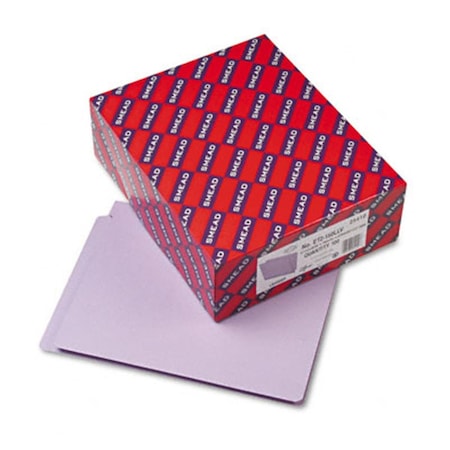Smead Colored File Folders- Straight Cut- Reinforced End Tab- Ltr- Lavender- 100/Box SM33285